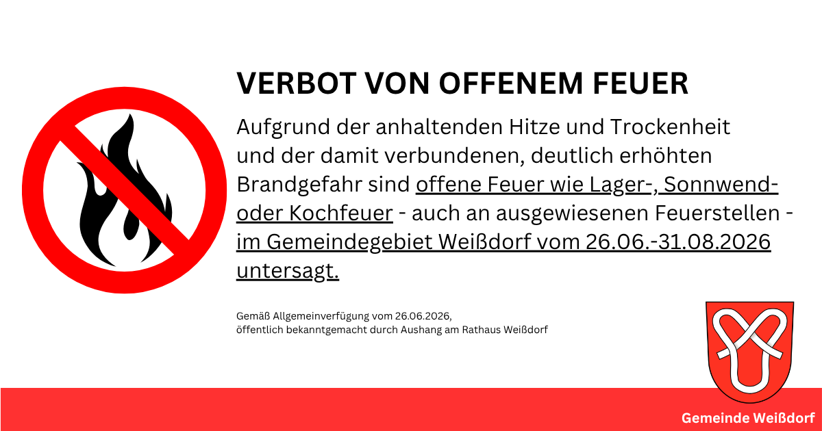 VERBOT VON OFFENEM FEUER - 1